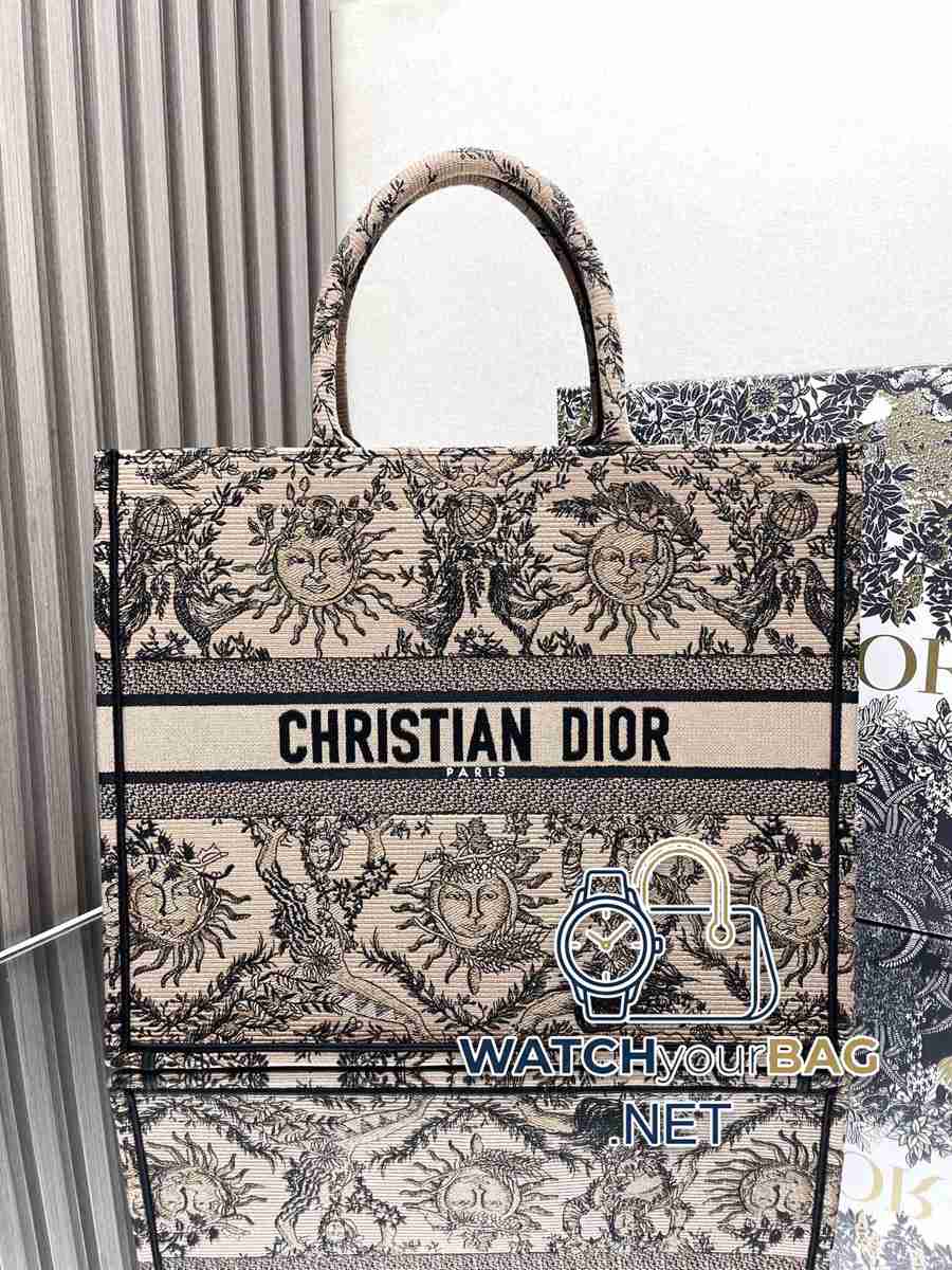 LECTS Dior Book Tote Shopping Bag