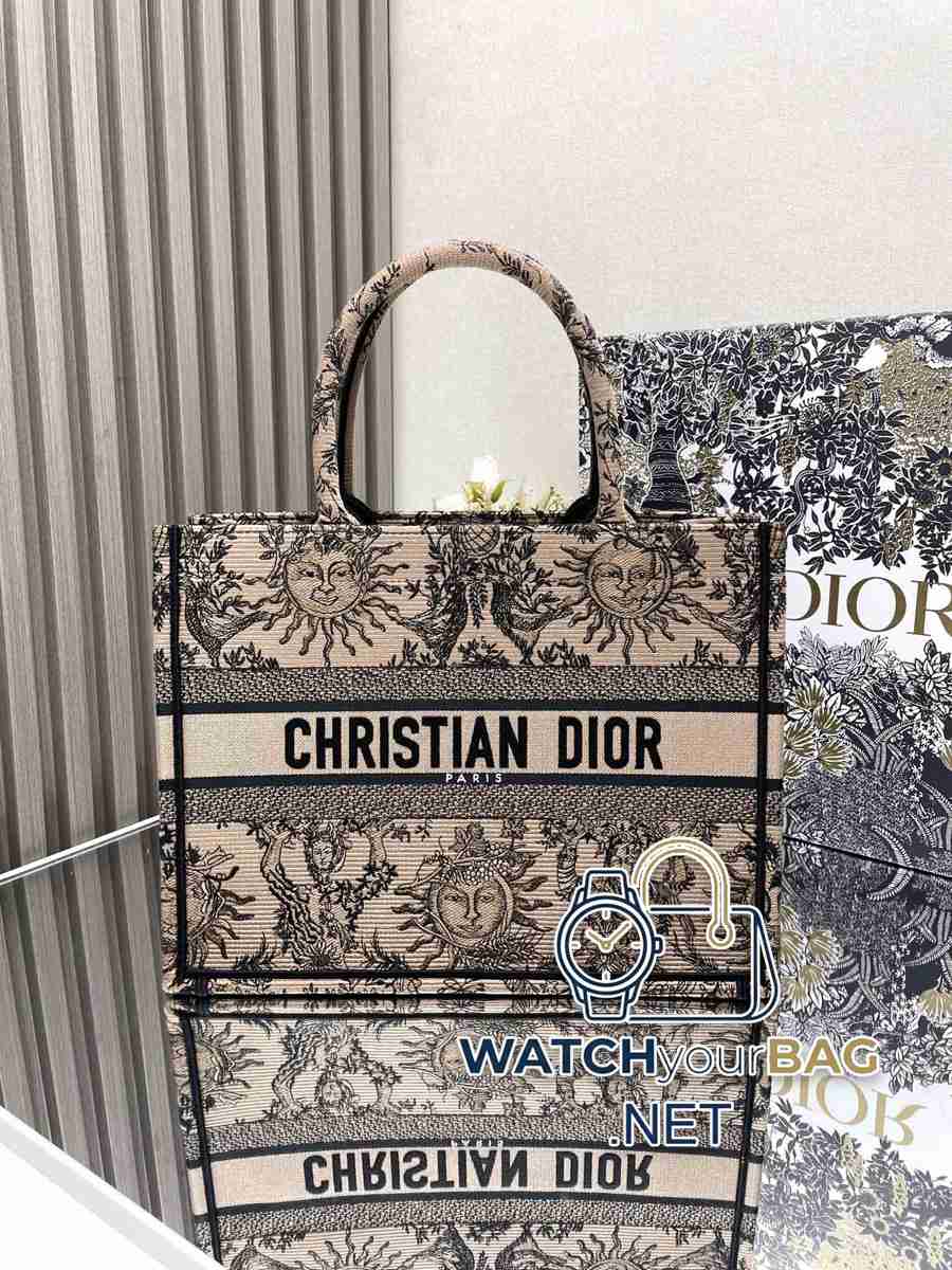 LECTS Dior Book Tote Shopping Bag