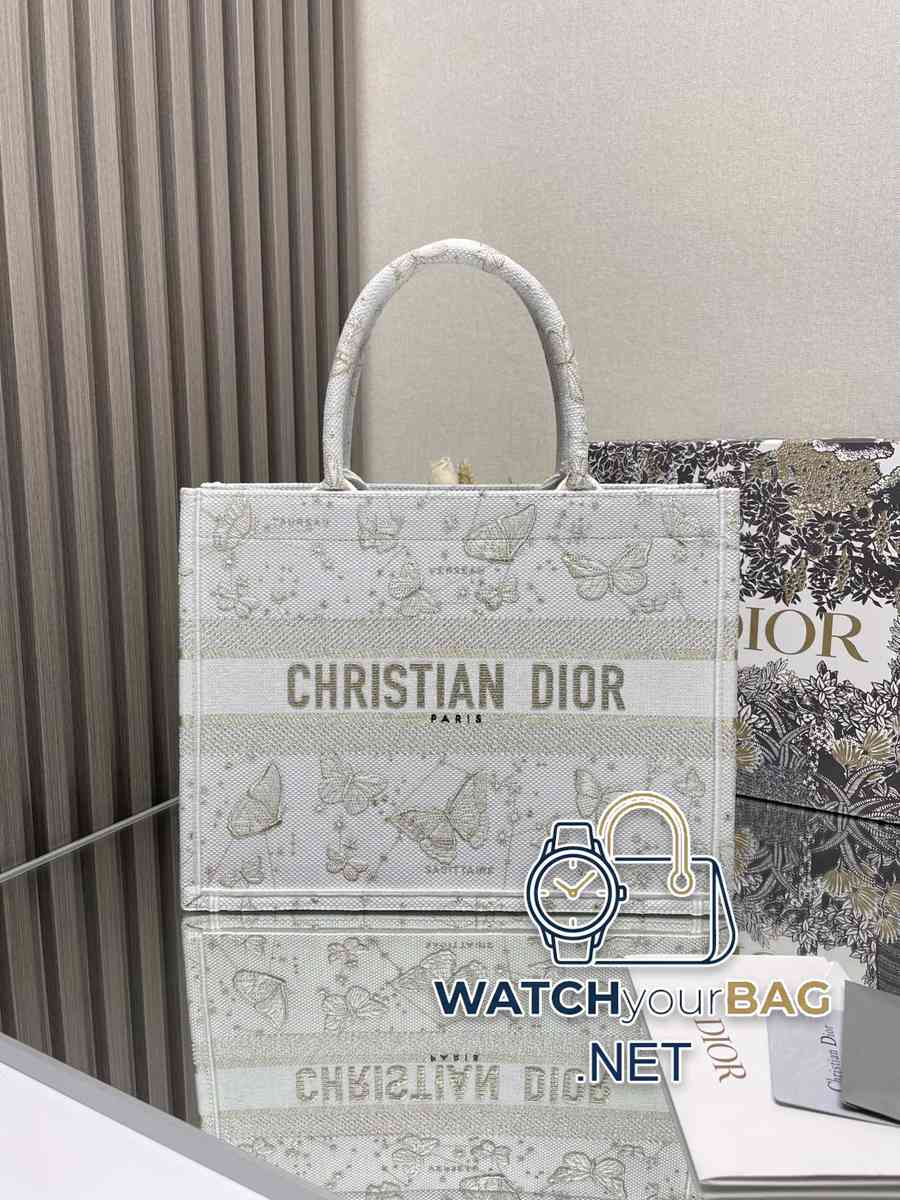 LECTS Dior Book Tote Shopping Bag