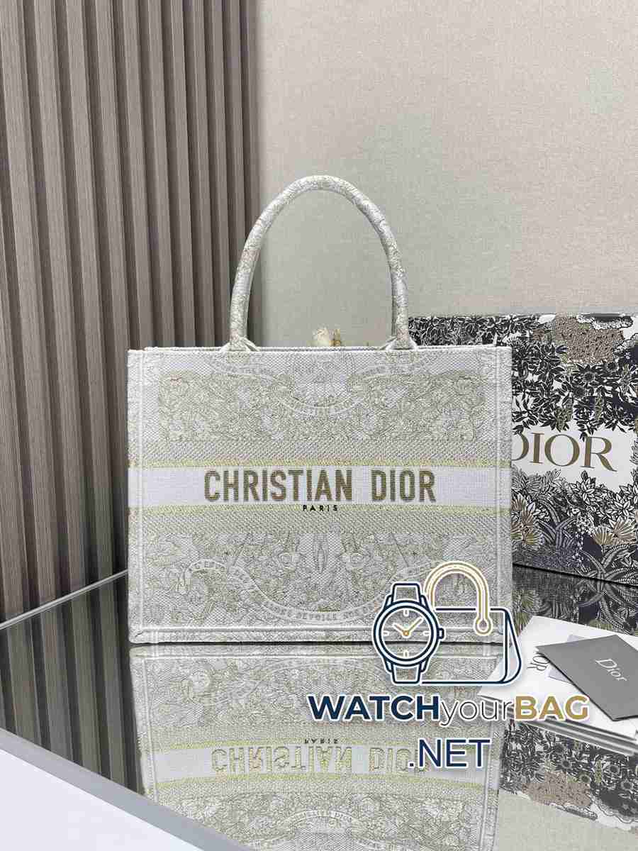 LECTS Dior Book Tote Shopping Bag