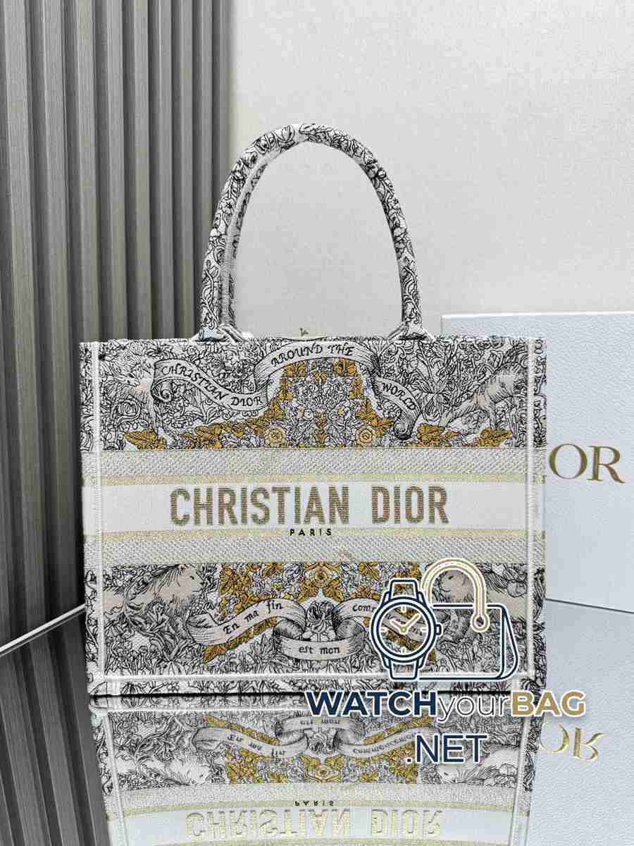 LECTS Dior Book Tote Shopping Bag