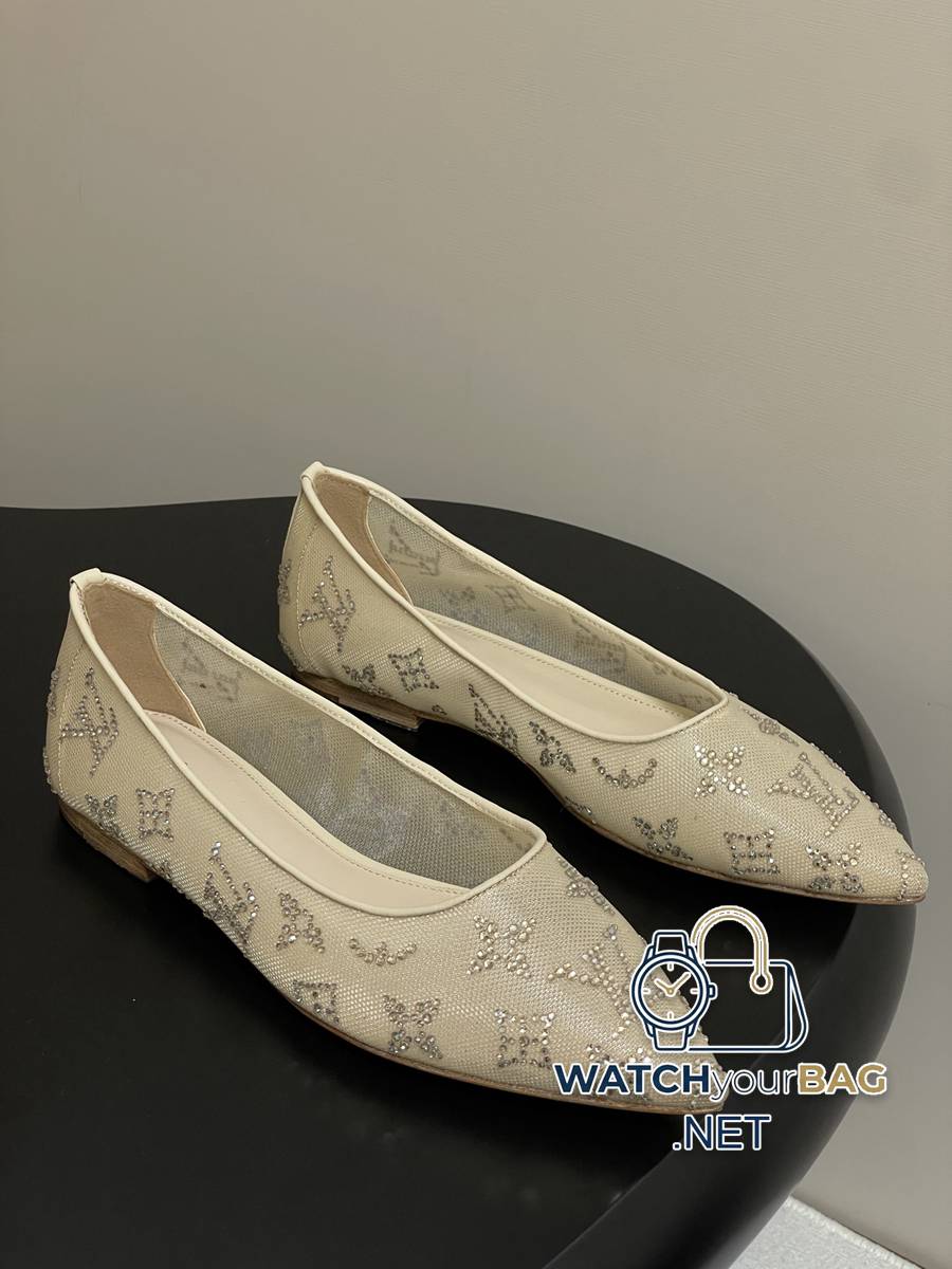 LOUIS Louis Vuitton Ballet Flats
