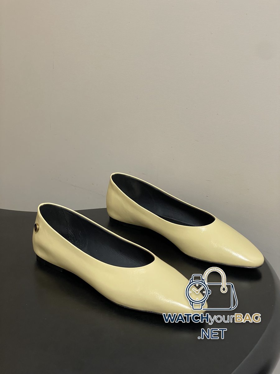 T Saint Laurent Ballet Flats