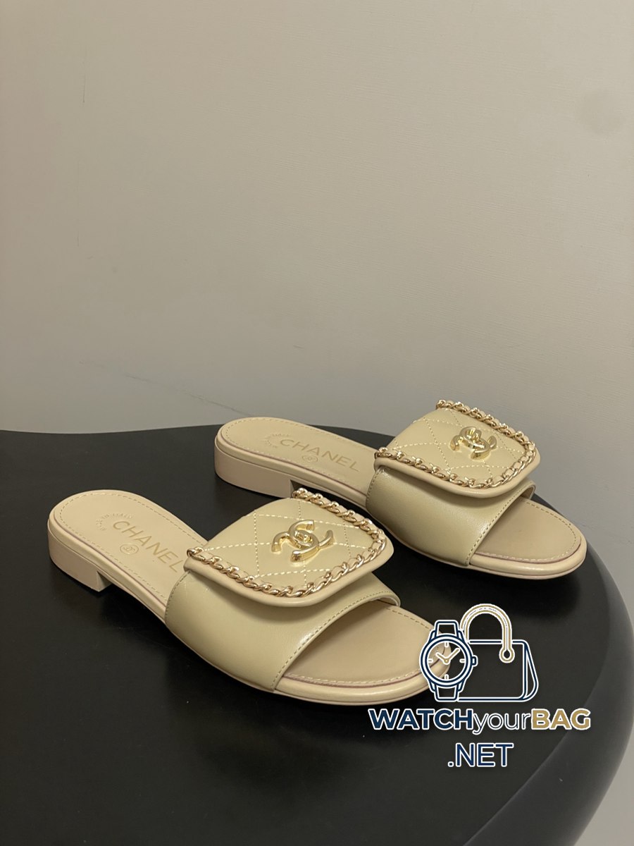 T Chanel Ballet Flats