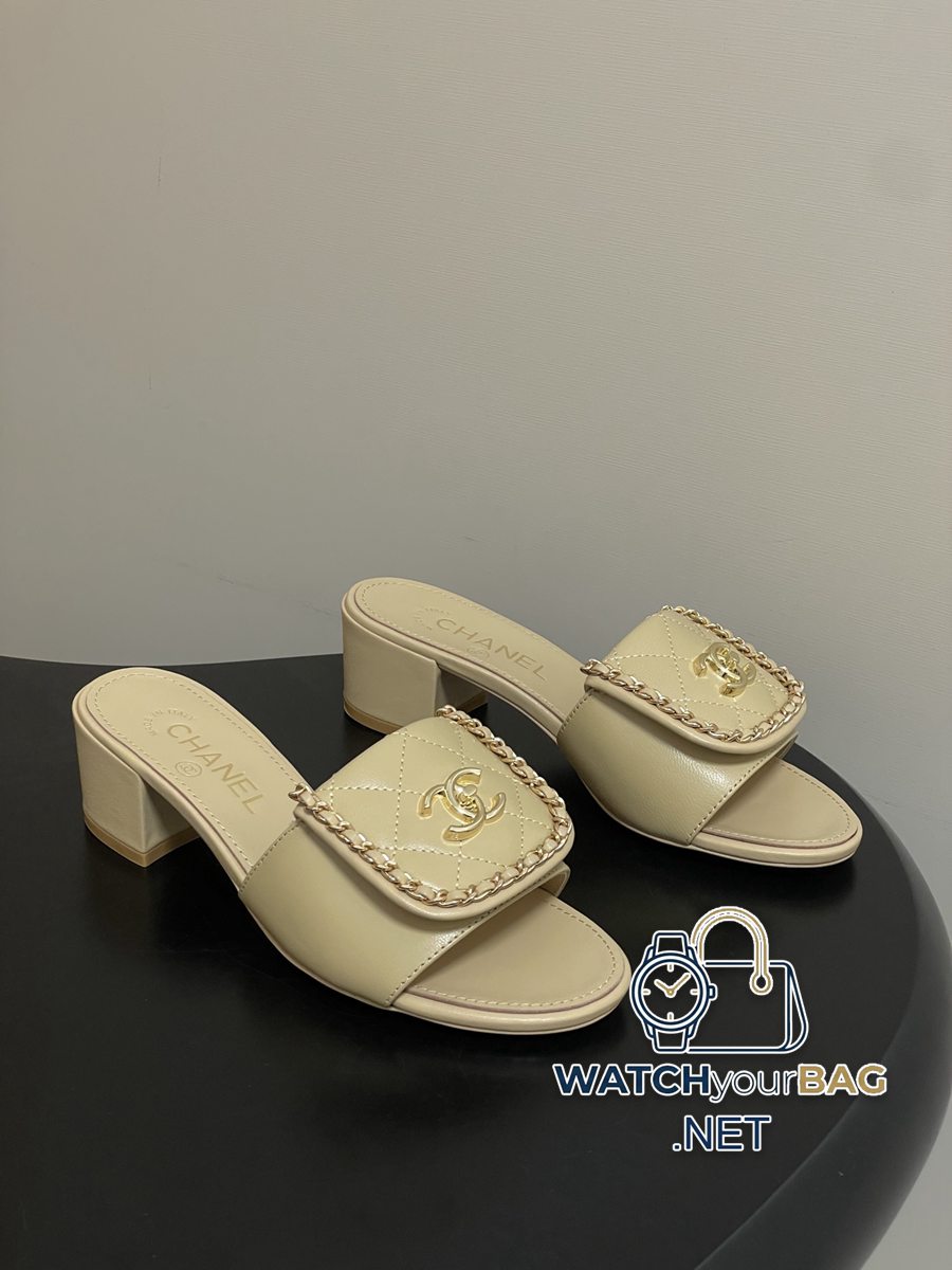 T Chanel Ballet Flats